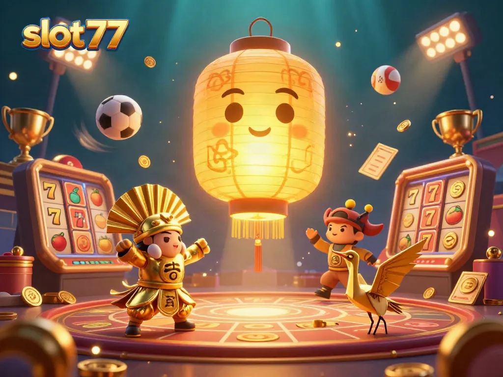 Experience the thrill of slot777 gameplay with vibrant graphics and dynamic casino characters.
