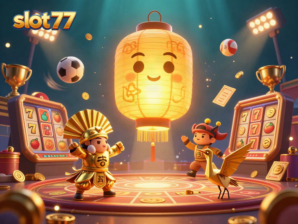 Experience the thrill of slot777 gameplay with vibrant graphics and dynamic casino characters.