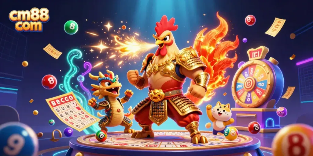 Engage with exciting games at cm88 com through dynamic illustrations of casino adventures.